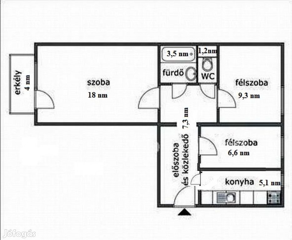 XIX. Kerület, Lakótelep központjában, 53 m2-es, 9. emeleti,