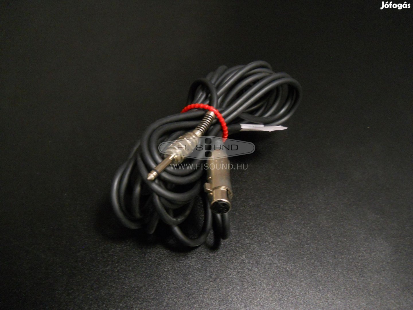 XLR - Jack 6,3  átjátszó mikrofon kábel, 6-m-s