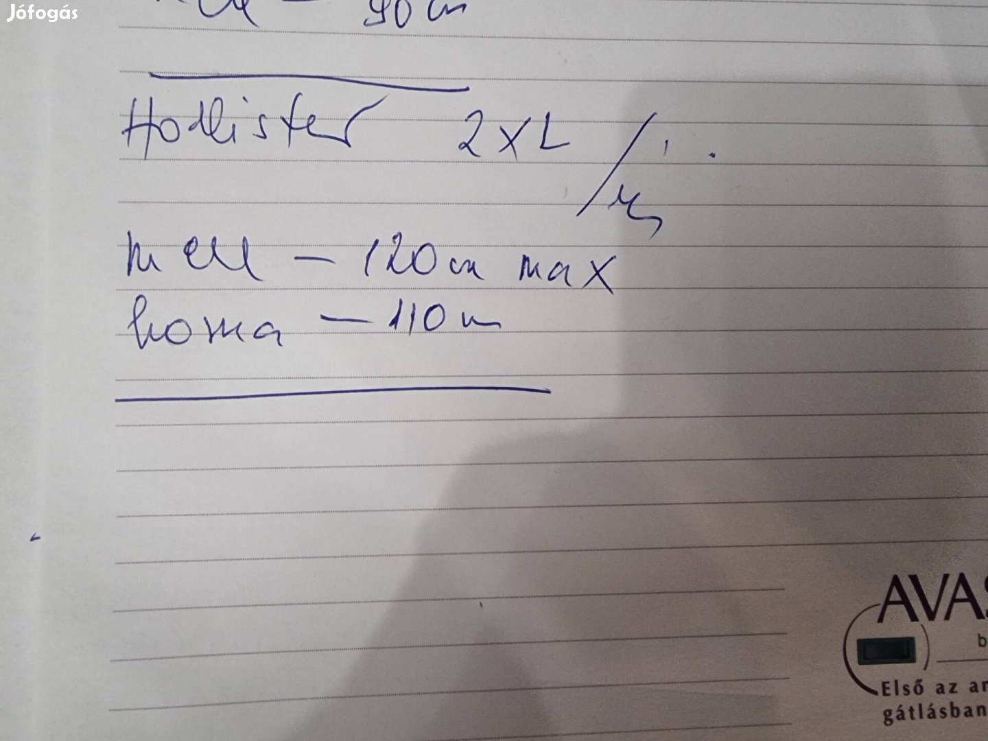 XL-Es Hollister ruha Uj 