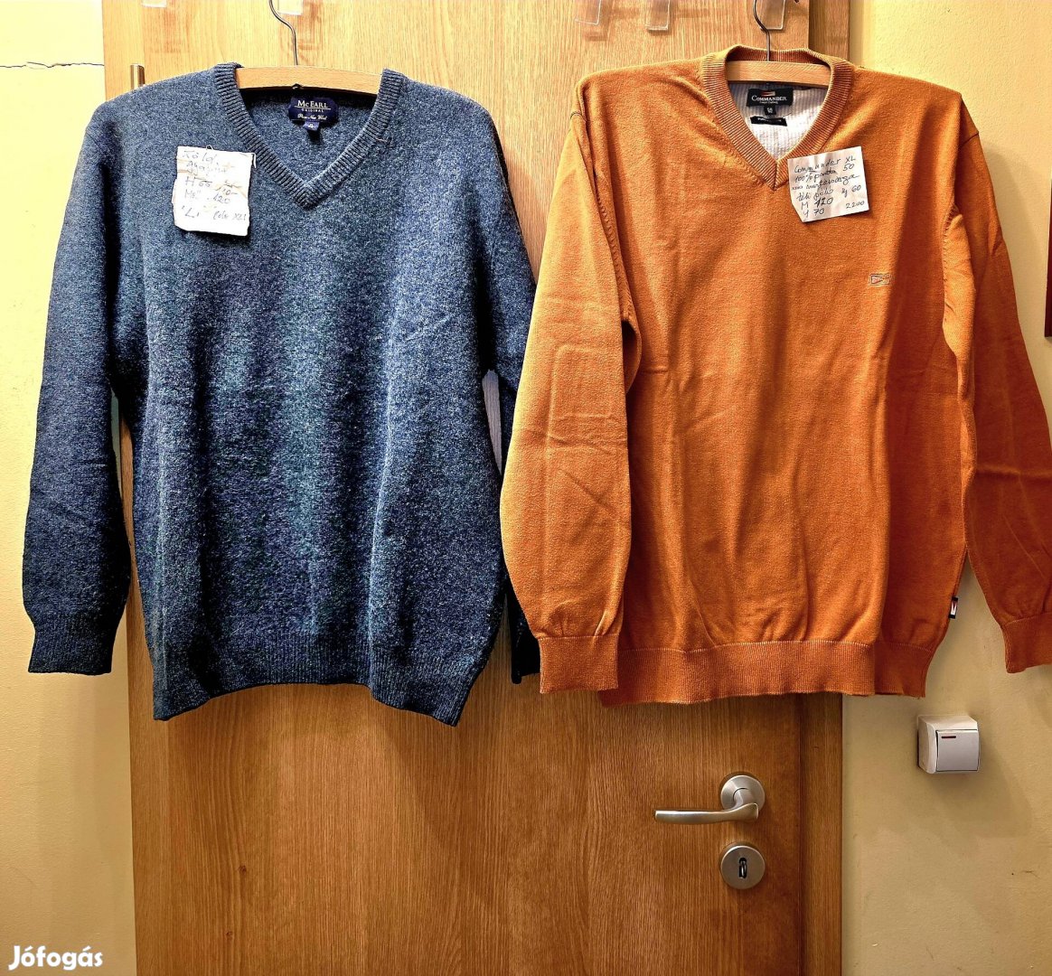 XL és L es minőségi ffi pulóverek