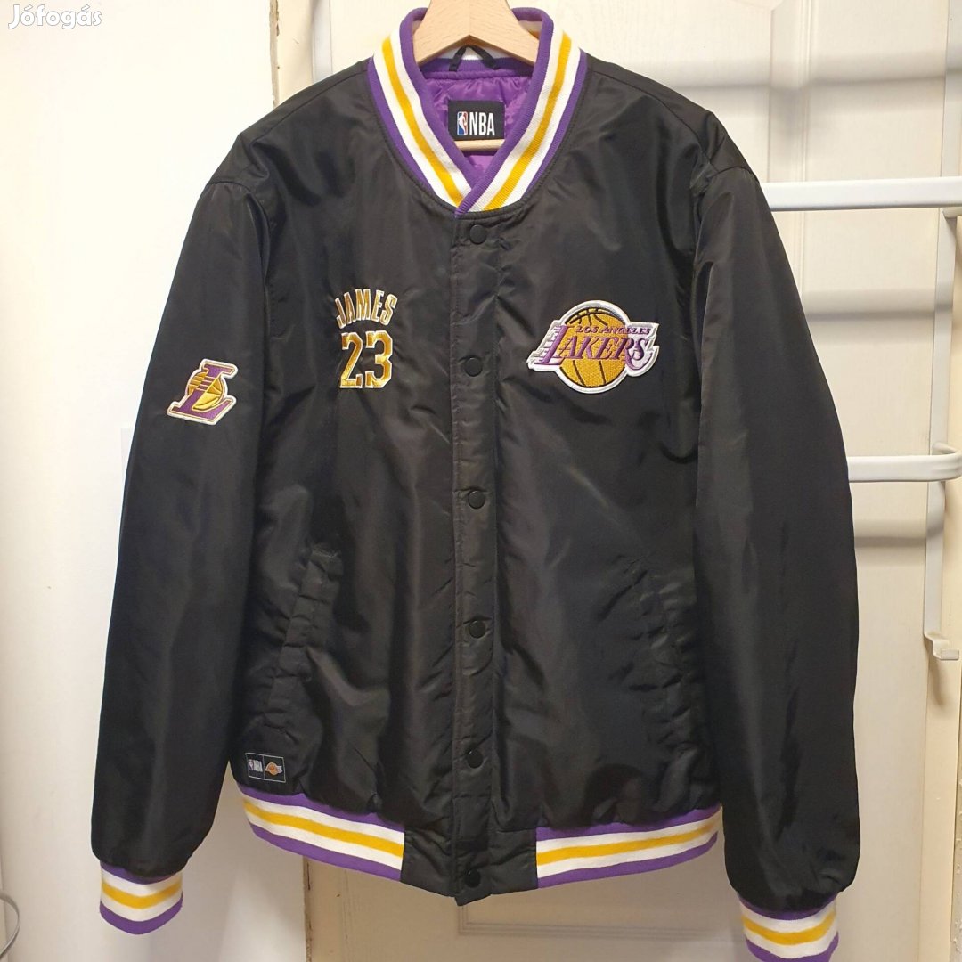 XL-es Los Angeles Lakers NBA varsity dzseki kabát