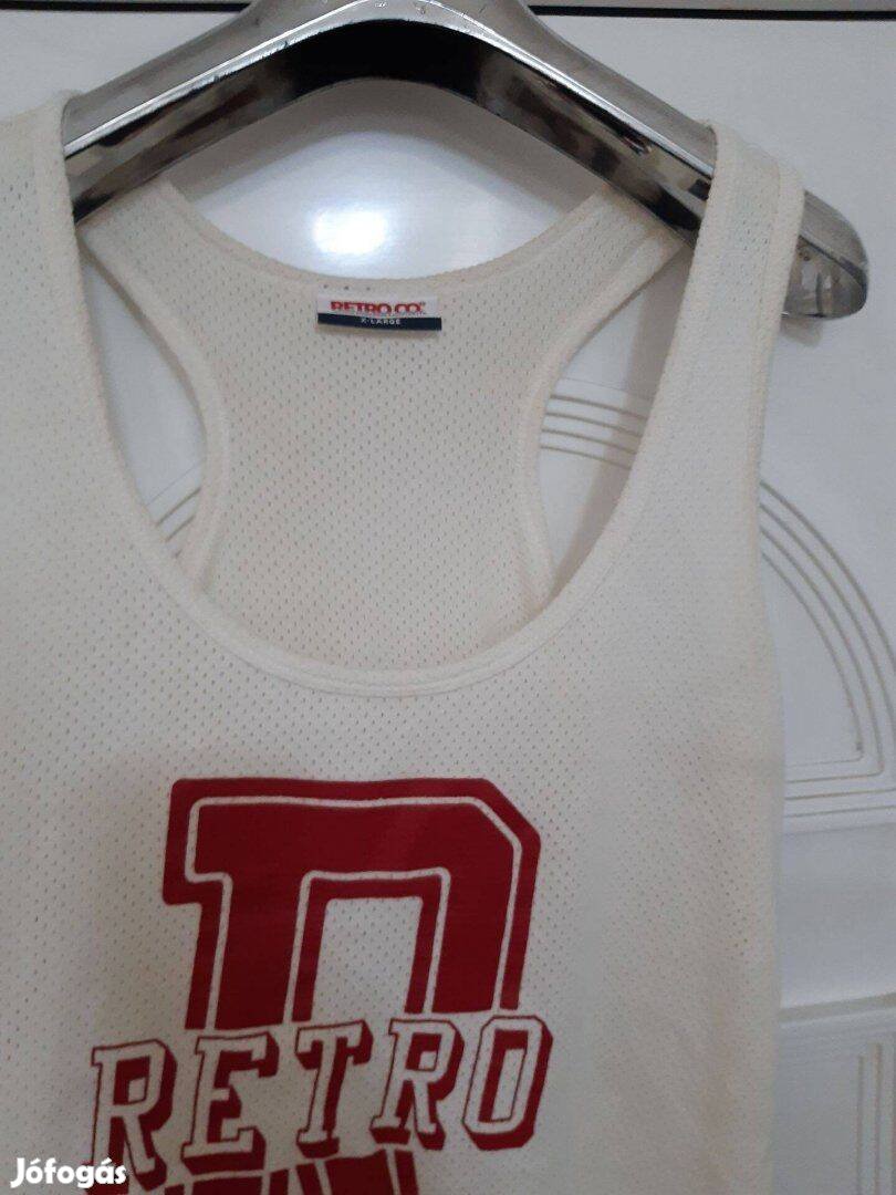 XL-es Retro férfi pamut atléta