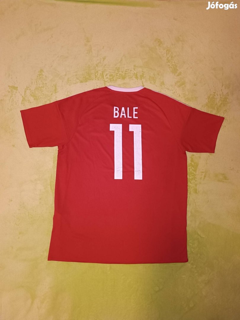 XL-es adidas Gareth Bale Wales válogatott (2016/17) hazai mez 