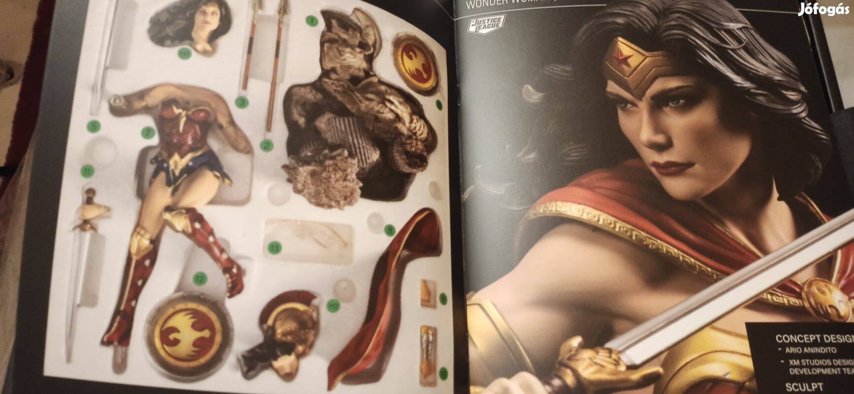 XM Studios Wonder Woman,Nagyon szép,Mindene megvan. Gyűjtői Szobor!