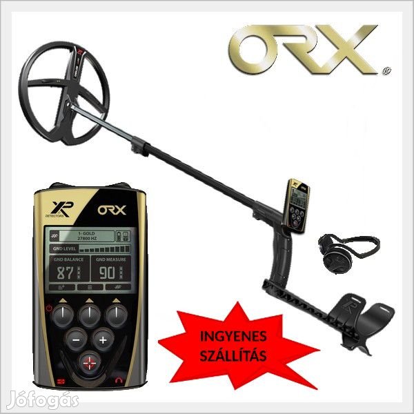 XP ORX Full fémdetektor fémkereső (X35 28 cm-es tekercs, távirányító,