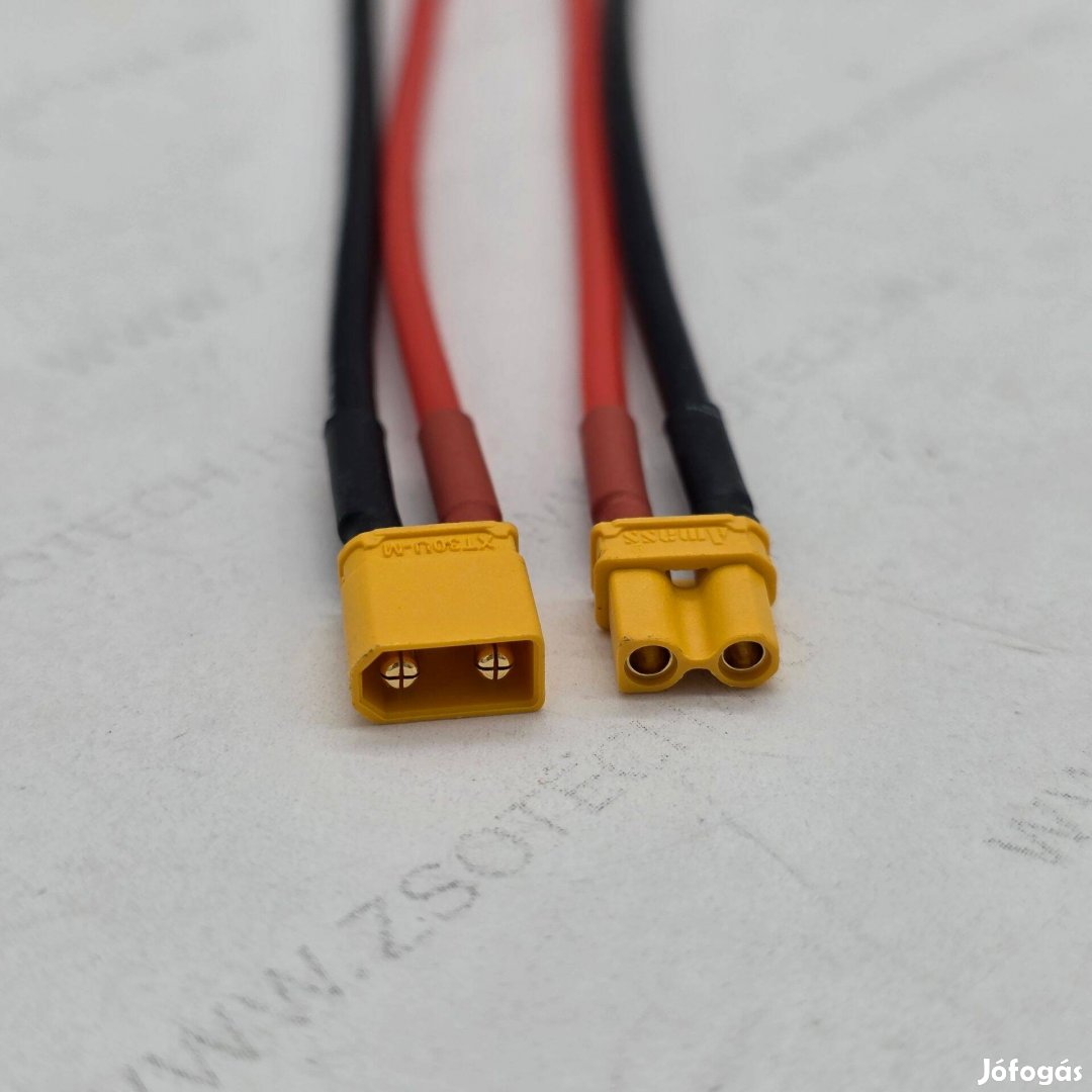 XT30 csatlakozó pár 15cm vezetékkel RC roller AMASS AWG16
