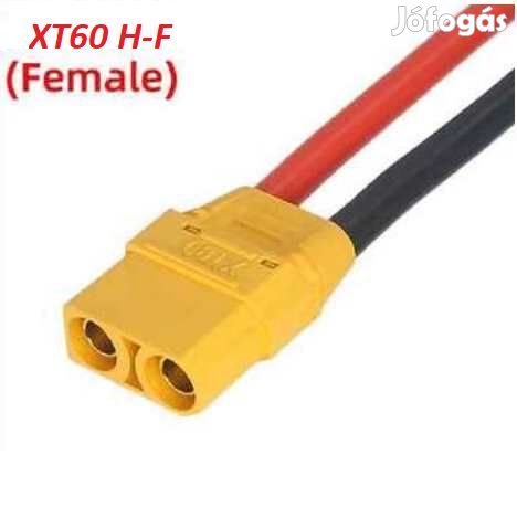 XT60 Anya 50cm hosszú Hőálló SzilikonKábellel 12AWG  (5608)