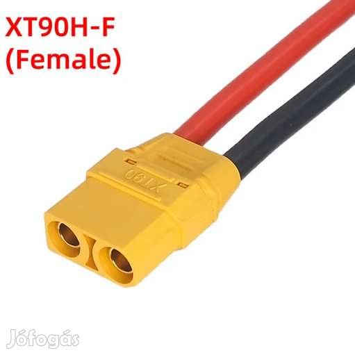 XT90 Anya 50cm hosszú 200°C Hőálló SzilikonKábellel 12AWG (5572)