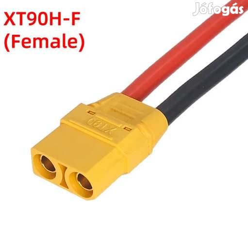 XT90 Anya 50cm hosszú 200°C Hőálló SzilikonKábellel 12AWG (5572)
