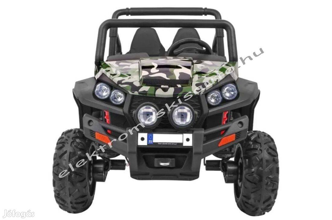 XXL Buggy 24V 2 személyes terepmintás elektromos kisautó - Akciós!