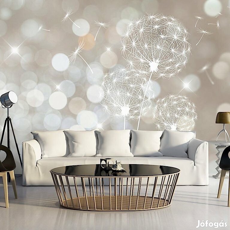 XXL Fotótapéta - Fehér pitypangok