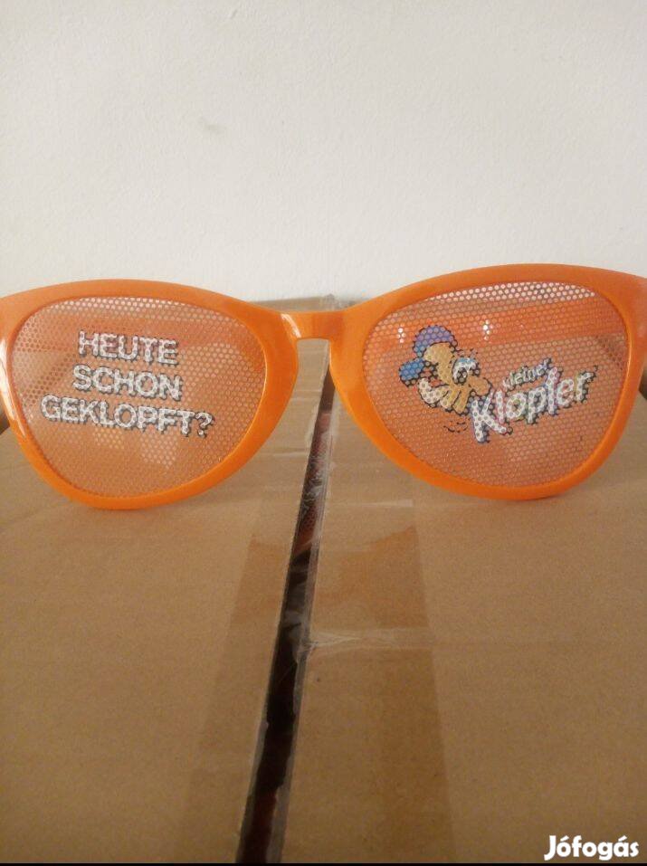 XXL Jumbo szemüveg narancssárga. Felnőtteknek ( buli szemüveg)