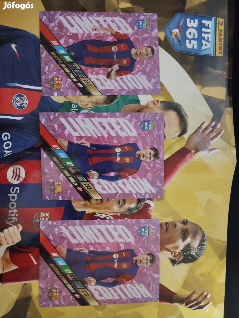 XXL Panini FIFA 365 Limited kártyák