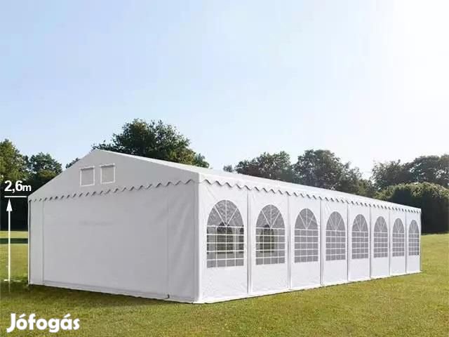 XXL Professzionális extra erős rendezvénysátor 8x36 m ponyva PVC