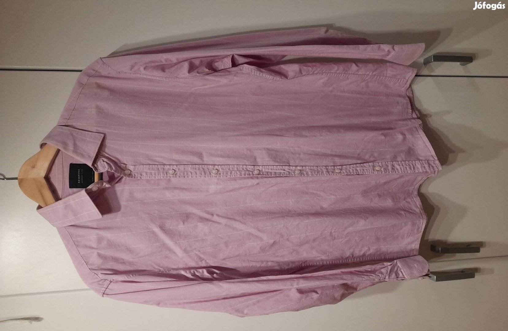 XXL-es Pink szinű Slim Fit Reserved ing