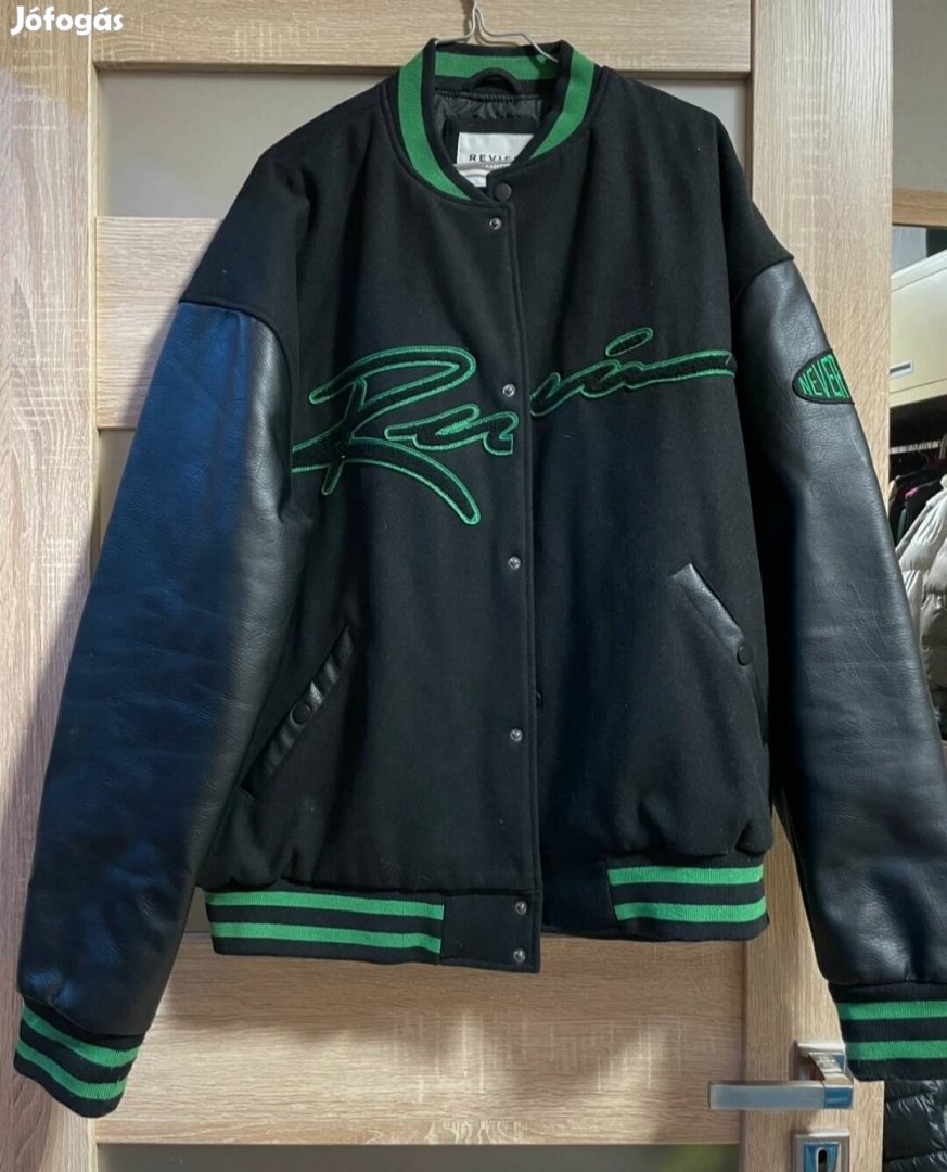 XXL-es Review varsity baseball bomber dzseki kabát