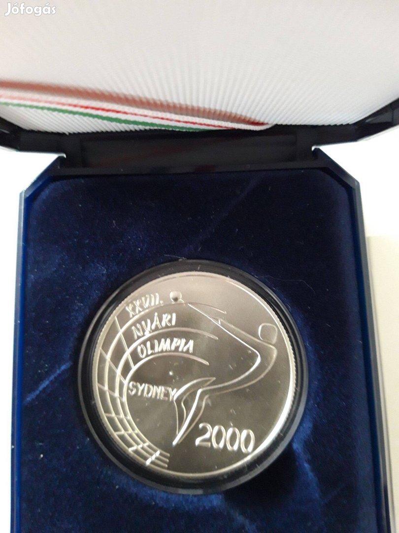 XXVII. Nyári Olimpia Sydney ezüst érme 2000 ft 1999 PP UNC