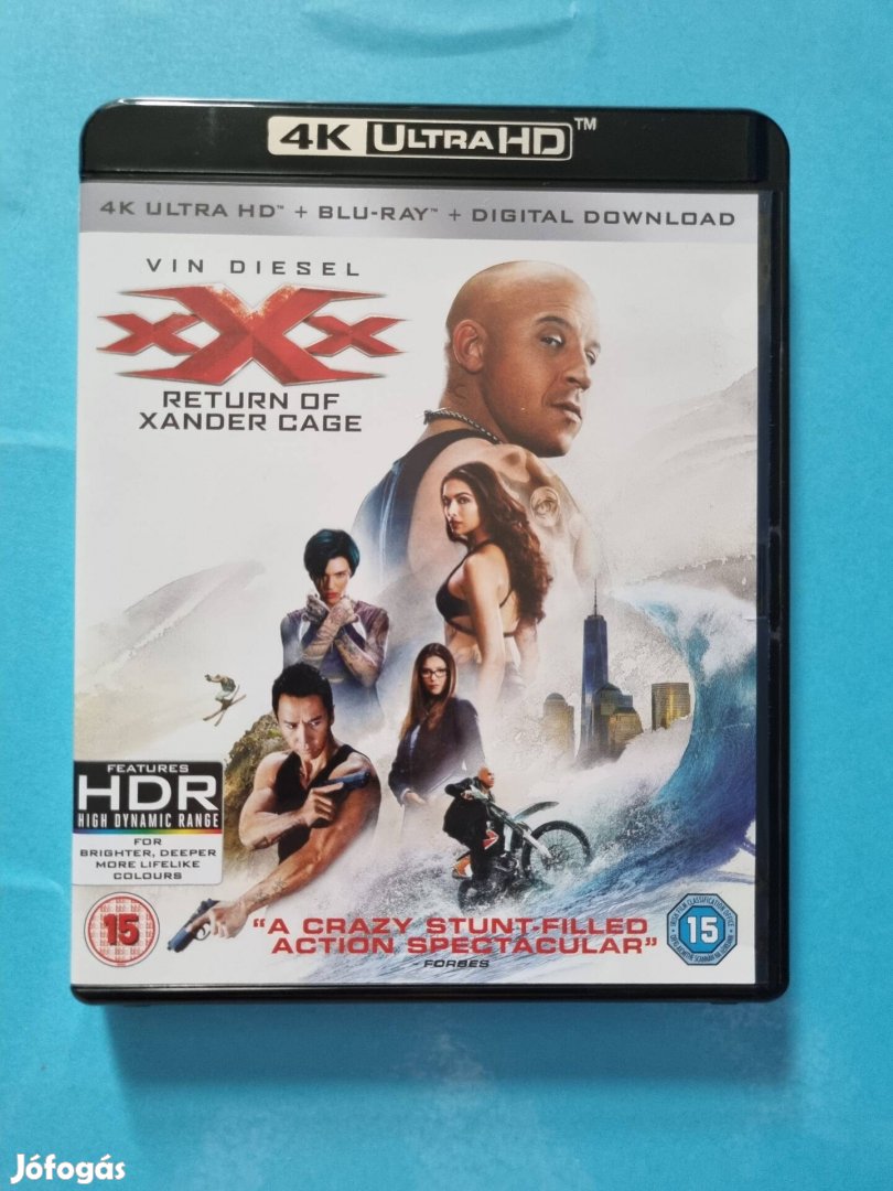 XXX 3rész 4K (2bd) Blu-ray