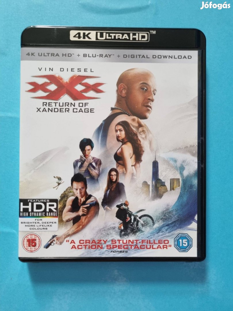 XXX 3rész 4K (2bd) blu-ray