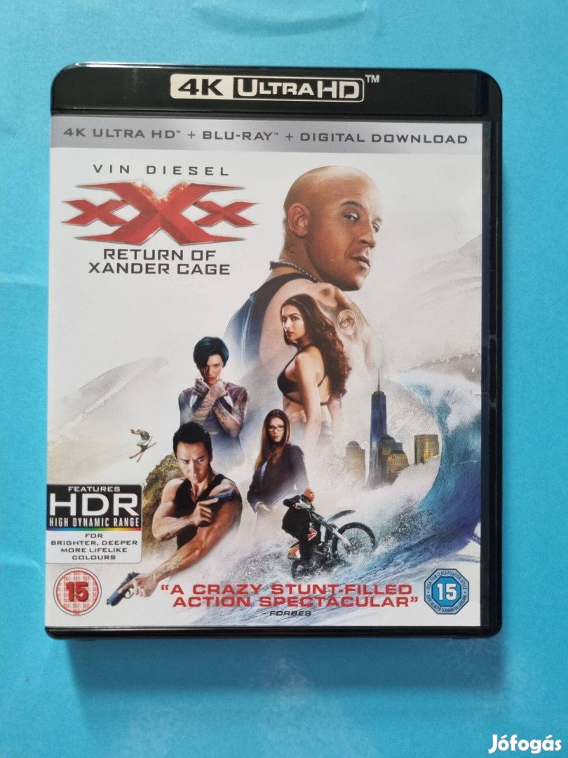 XXX 3rész 4K (2bd) blu-ray