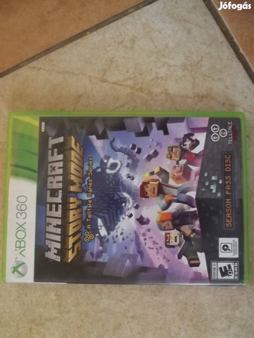 X-109 Xbox 360 Eredeti Játék : Minecraft Story Mode ( karcmentes)