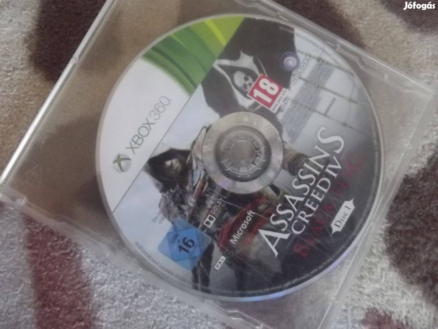 X-10 Xbox 360 Eredeti Játék : Assassins Creed 4 Black Flag Disk 1 ( k