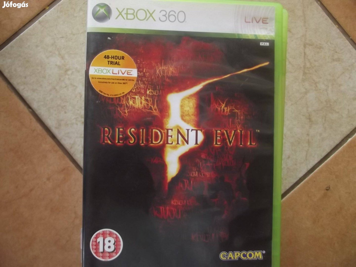 X-118 Xbox 360 Eredeti Játék : Resident Evil 5
