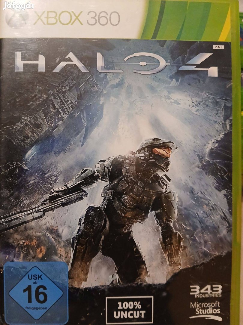 X-123 Xbox 360 eredeti Játék Halo 4 karcmentes