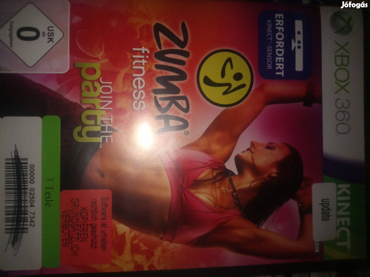 X-132 Xbox 360 Eredeti Játék : Kinect Zumba Fitness Party ( Karcmente