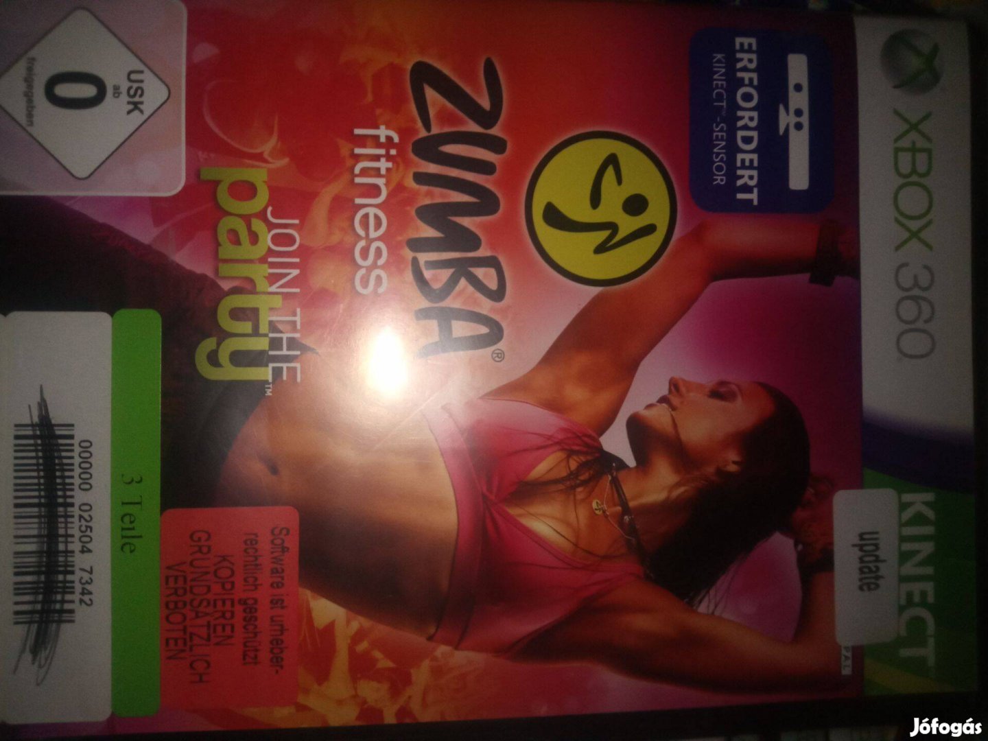 X-132 Xbox 360 Eredeti Játék : Kinect Zumba Fitness Party ( Karcmentes