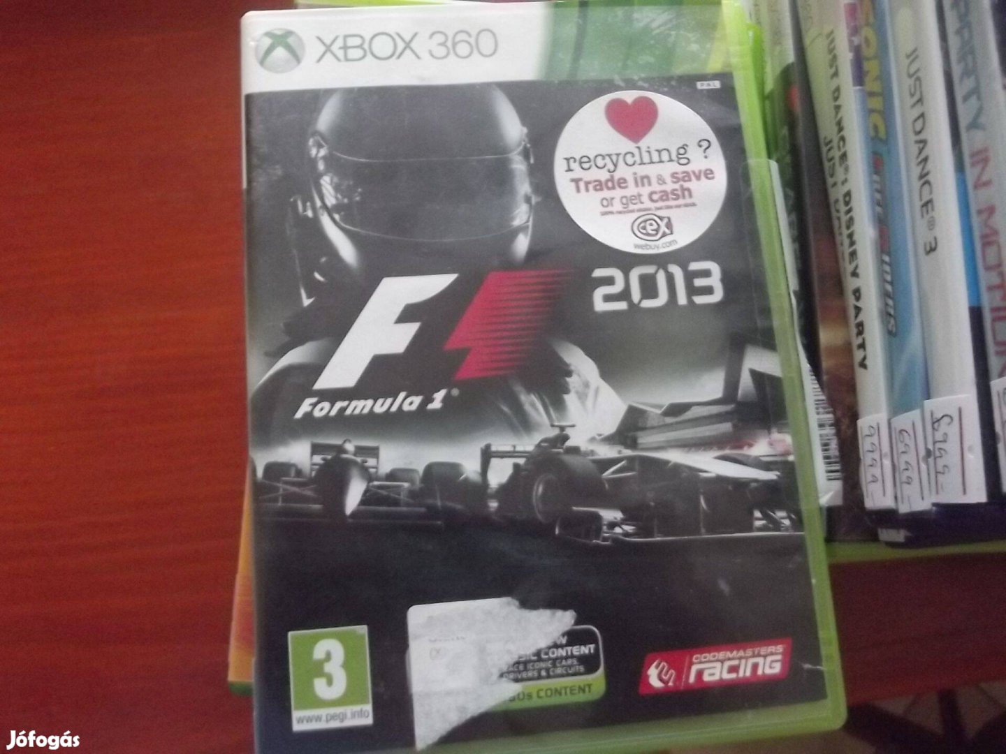 X-139 Xbox 360 Eredeti Játék : F1 2013 ( karcmentes)