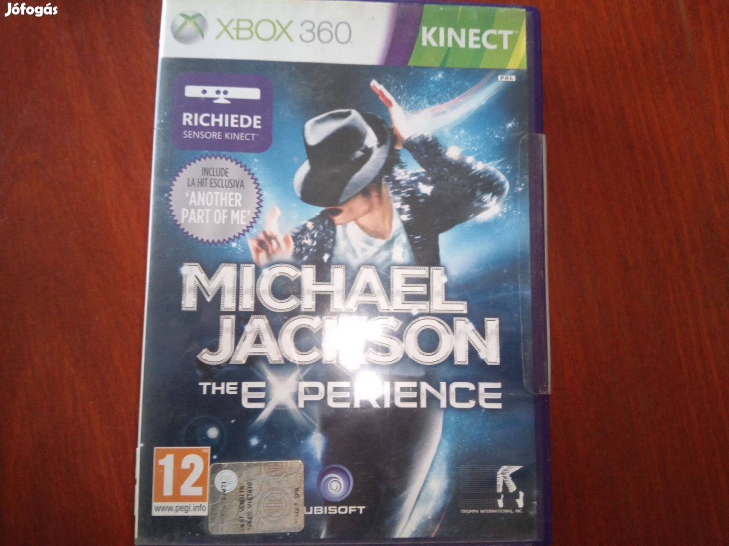 X-144 Xbox 360 Eredeti Játék : Kinect Michael Jackson The Experience