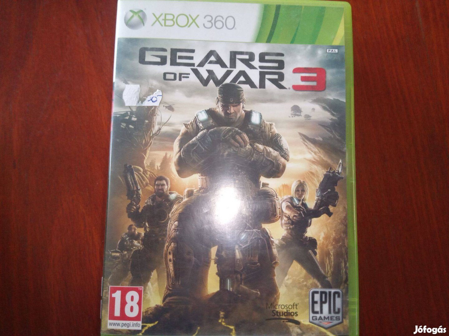 X-146 Xbox 360 Eredeti Játék : Gears of war 3 ( karcmentes)