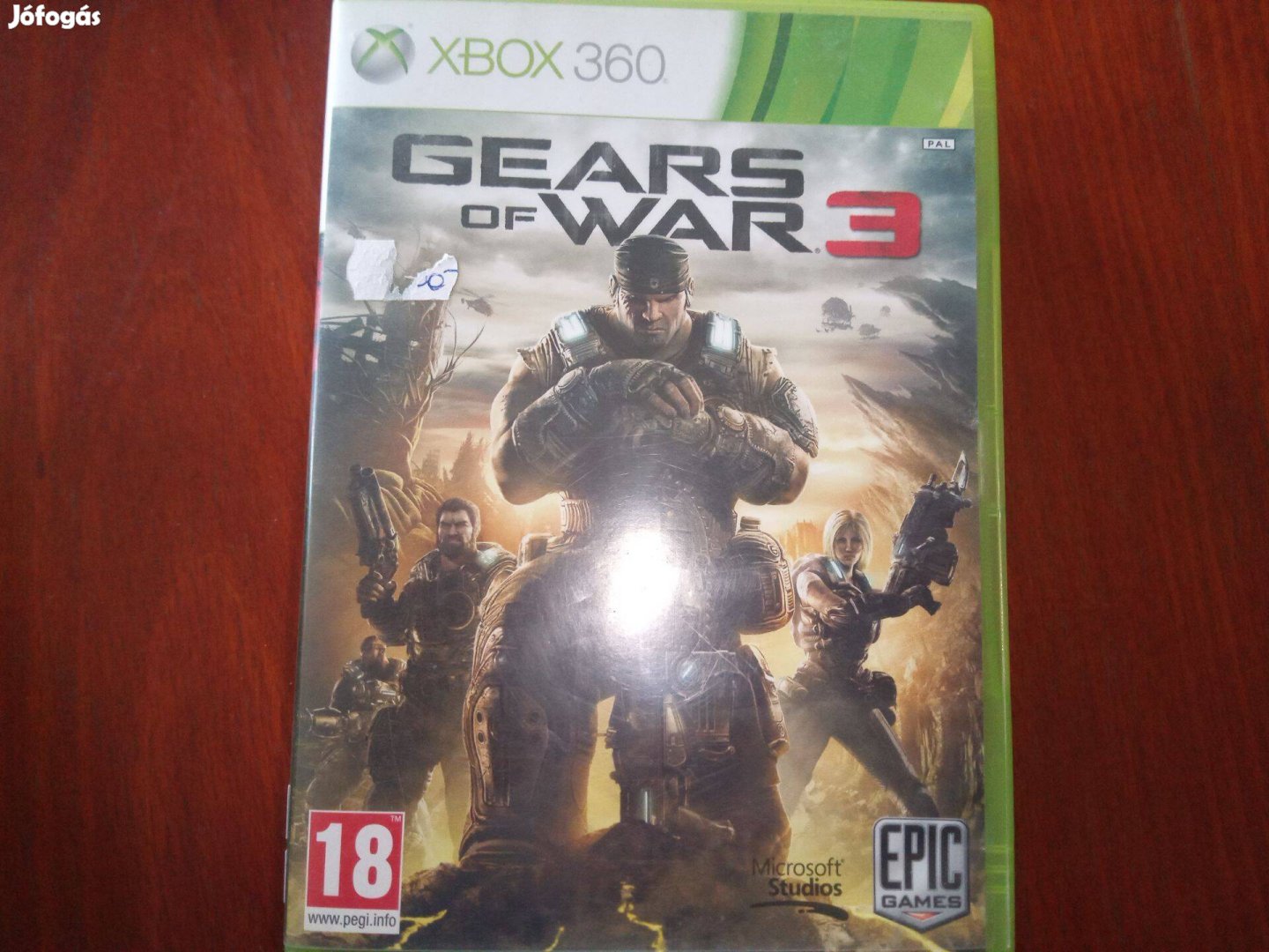 X-146 Xbox 360 Eredeti Játék : Gears of war 3 ( karcmentes)