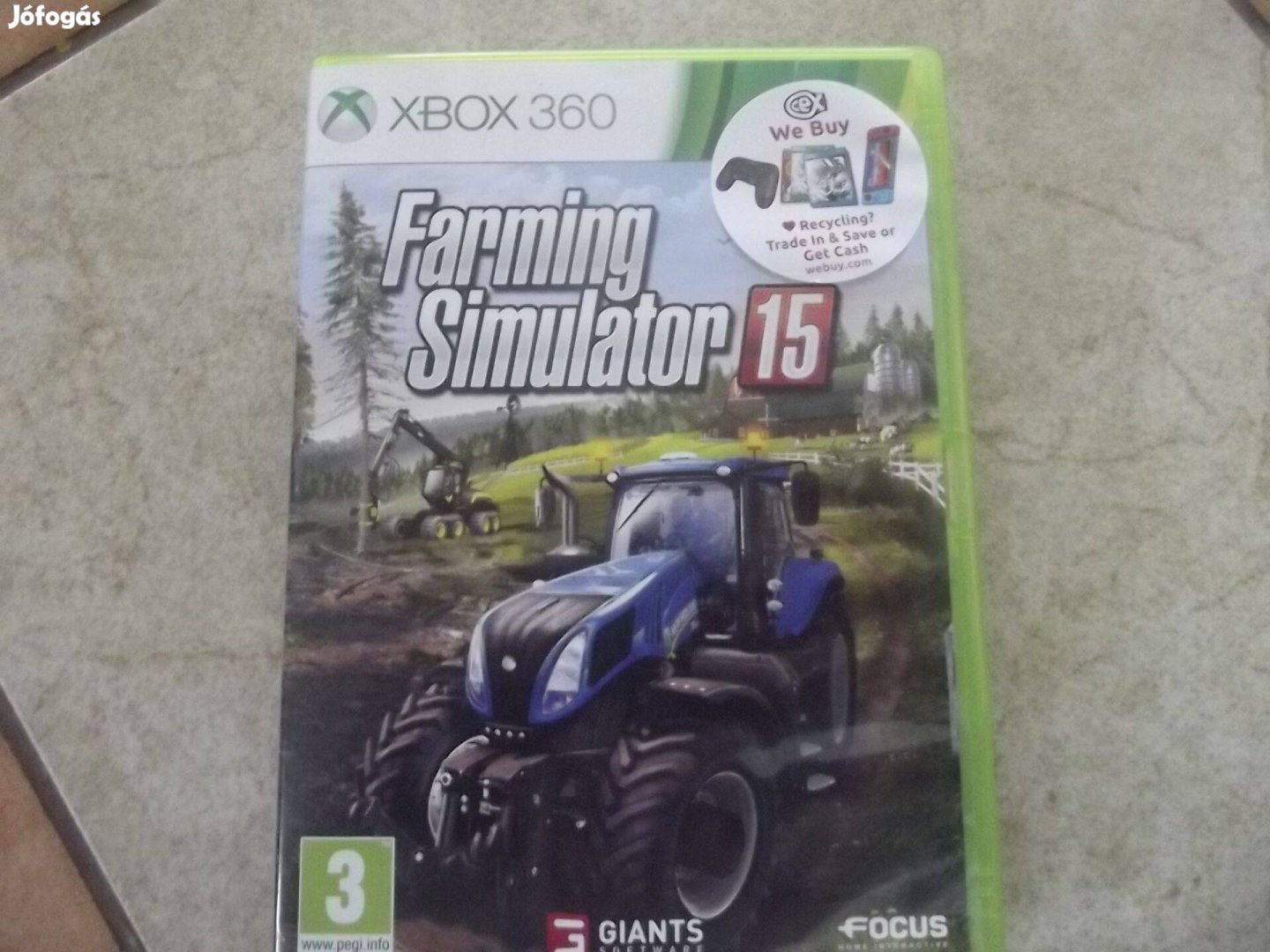 X-148 Xbox 360 Eredeti Játék : Farming Simulator 15 ( karcmentes)
