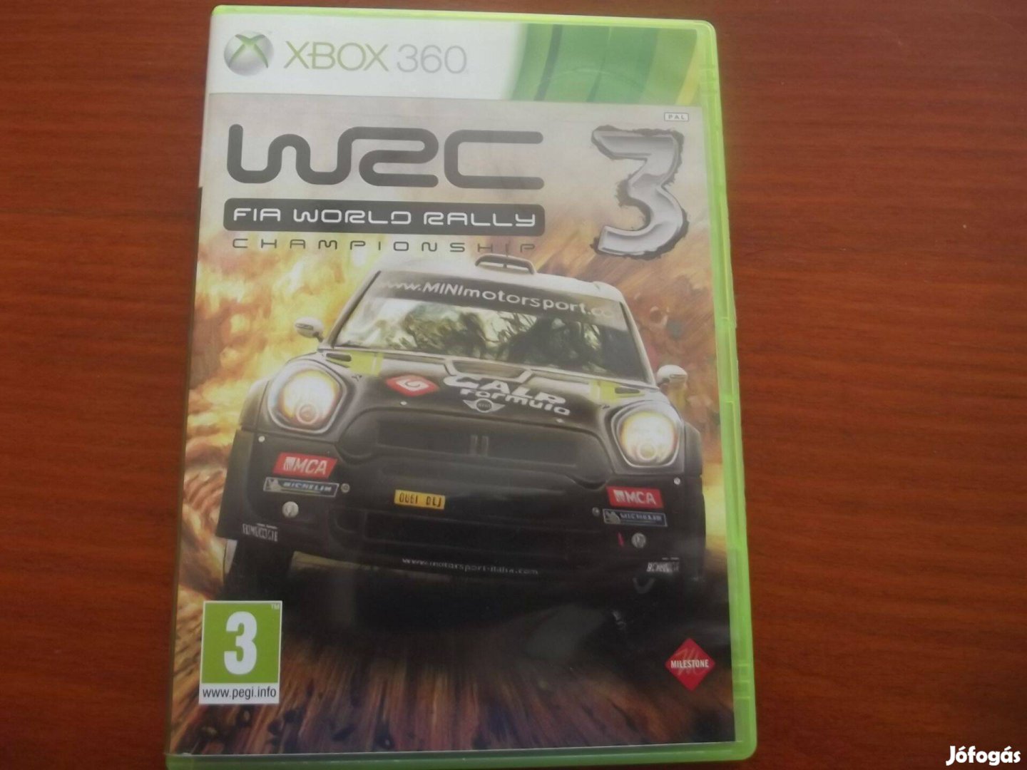 X-176 Xbox 360 Eredeti Játék : WRC 3 Fia World Rally Championship