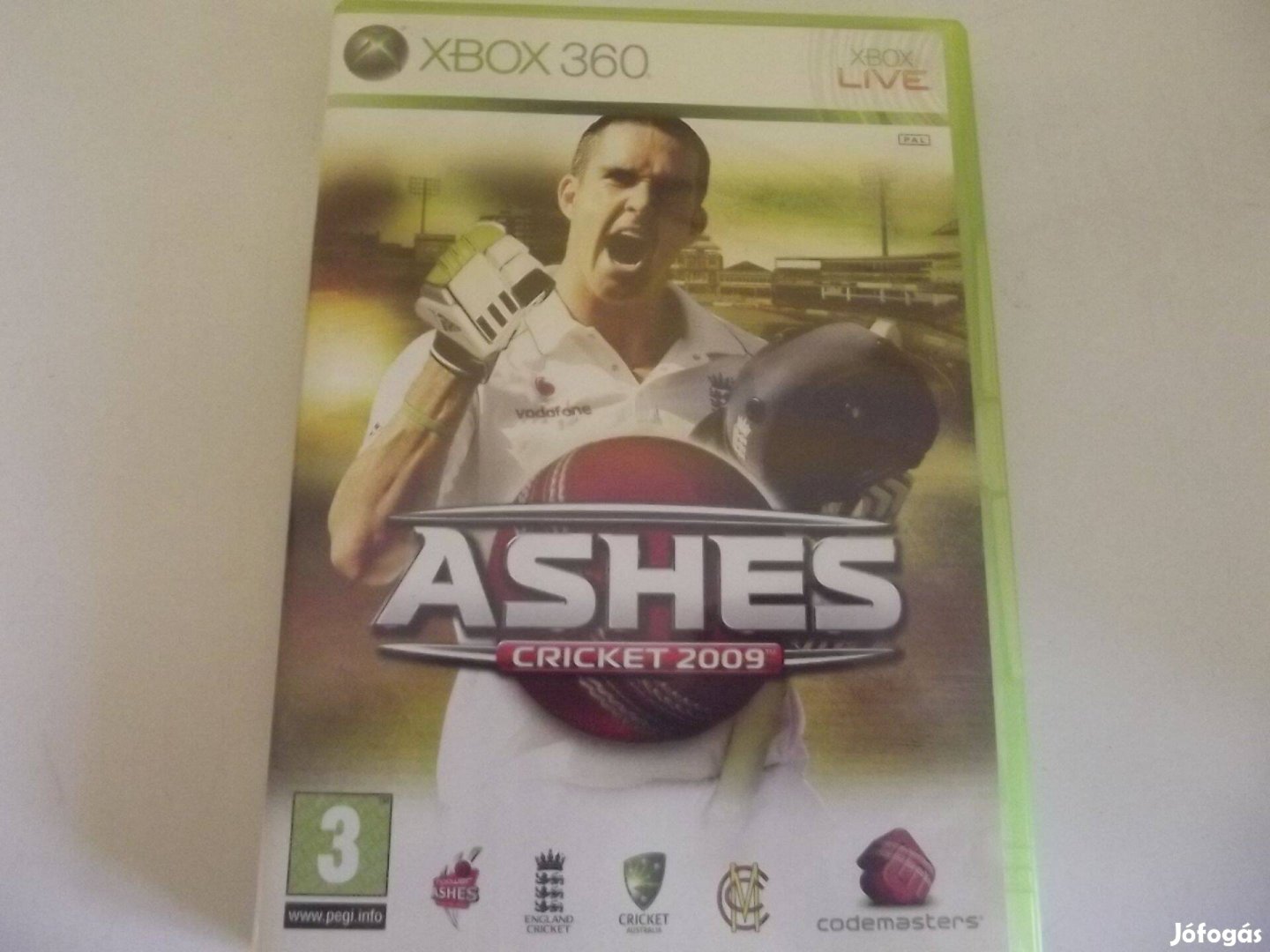 X-182 Xbox 360 Eredeti Játék : Ashes Cricket 2009 ( karcos)