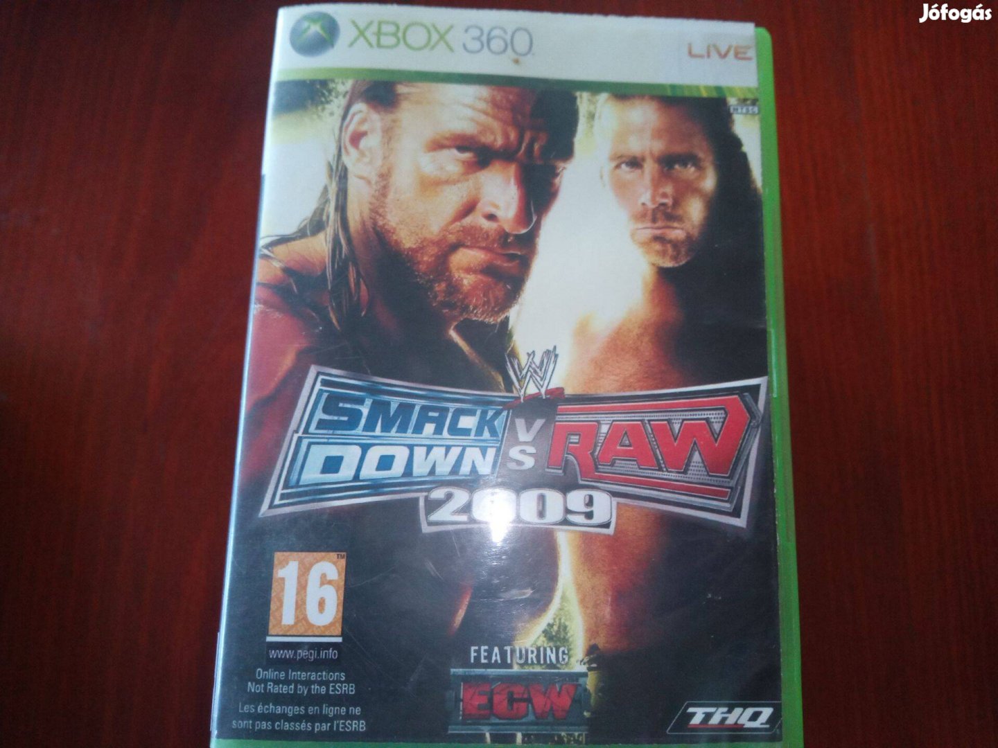 X-189 Xbox 360 Eredeti Játék : Smackdown Vs Raw 2009