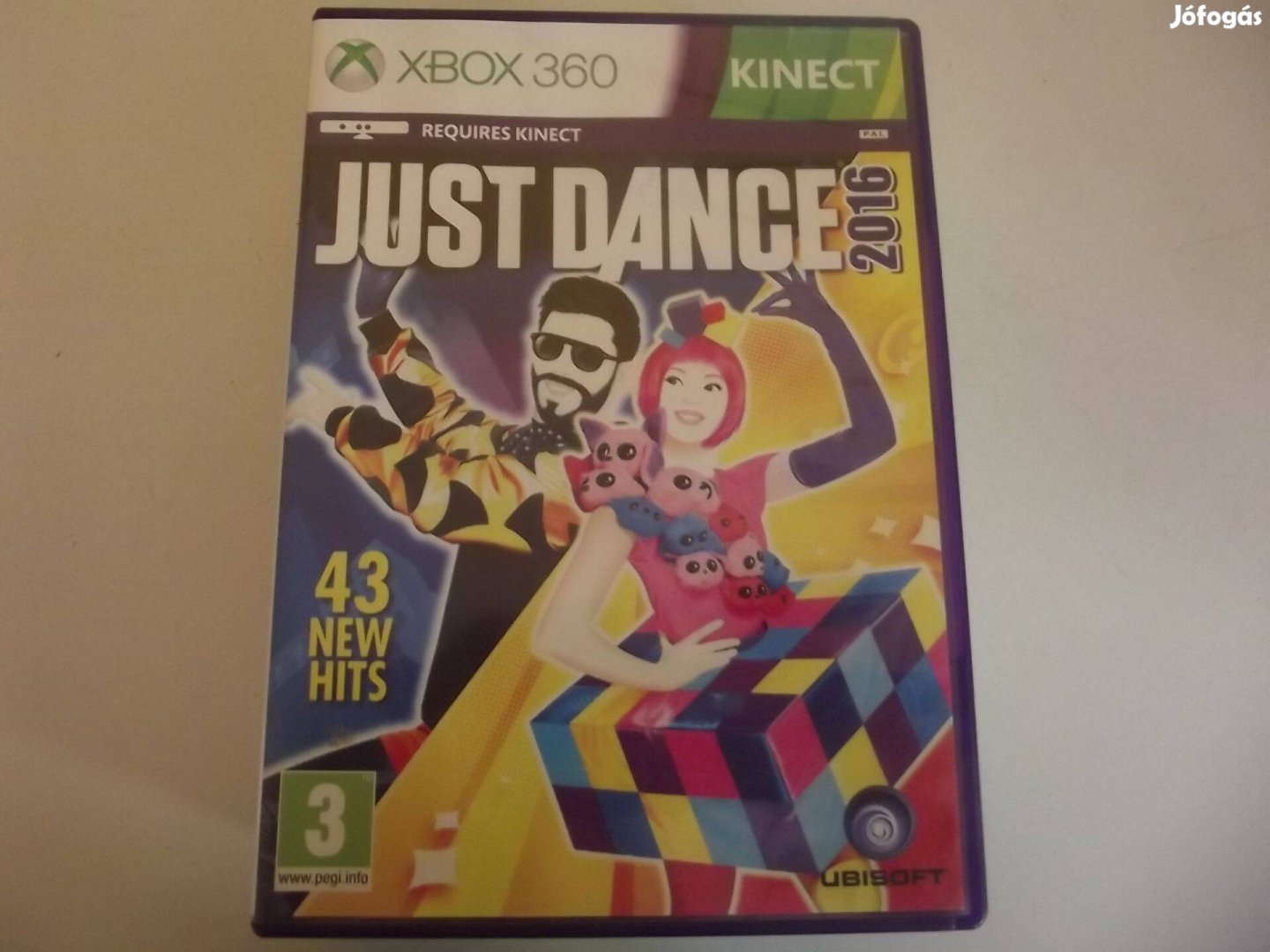 X-204 Xbox 360 Eredeti Játék : Kinect Just Dance 2016 Karcmentes