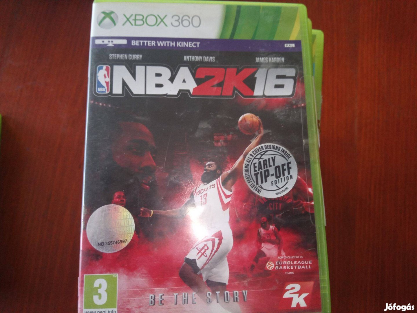 X-210 Xbox 360 Eredeti Játék : NBA 2K16 ( karcmentes)