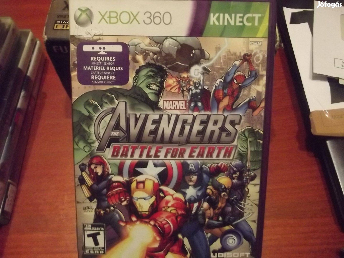 X-222 Xbox 360 Eredeti Játék : Kinect Marvel Avengers Battle For Earth