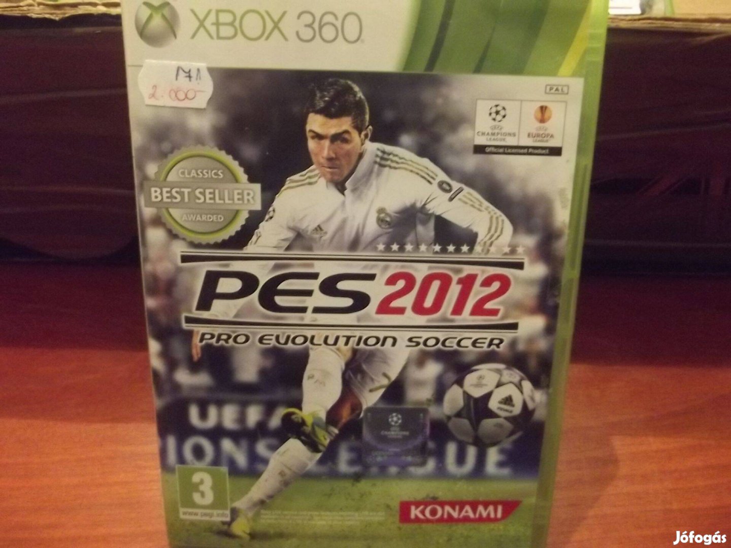 X-248 Xbox 360 Eredeti Játék : Pro Evolution Soccer 2012 ( karcmentes)