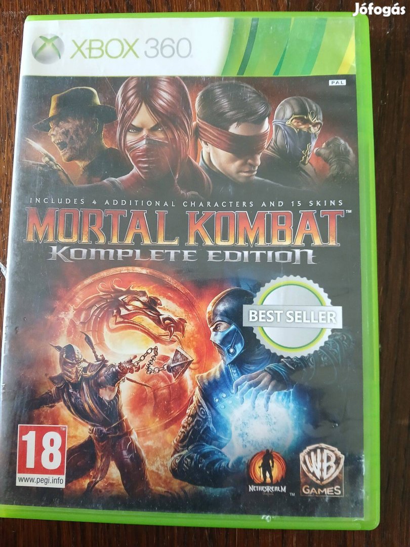 X-46 Xbox 360 Eredeti Játék : Mortal Kombat ( karcmentes)