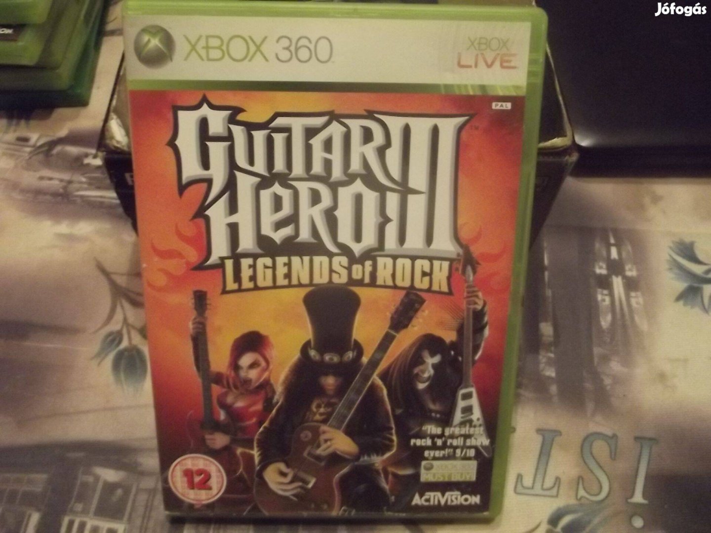 X-69 Xbox 360 Eredeti Játék : Guitar Hero 3 Legends of Rock