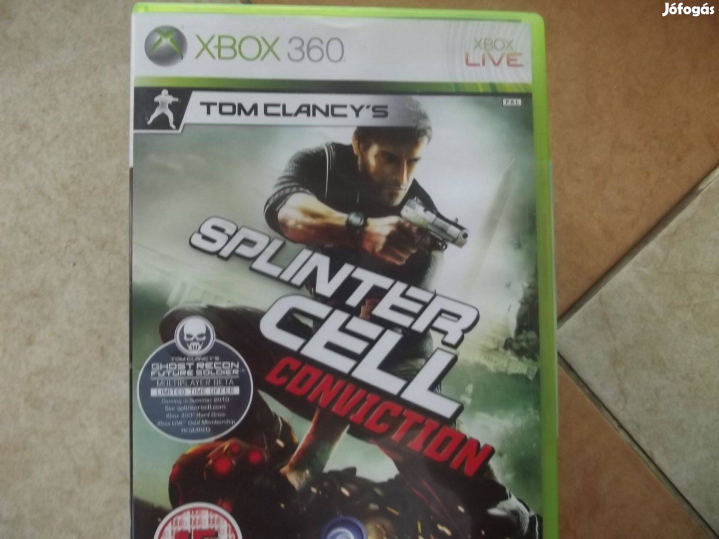 X-73 Xbox 360 Eredeti Játék : Tom Clancys Splinter Cell Conviction