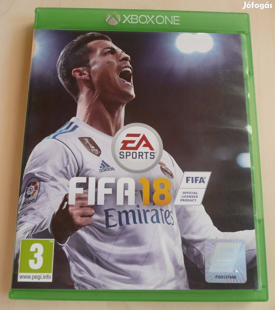 X Box ONE FIFA 18 Játék