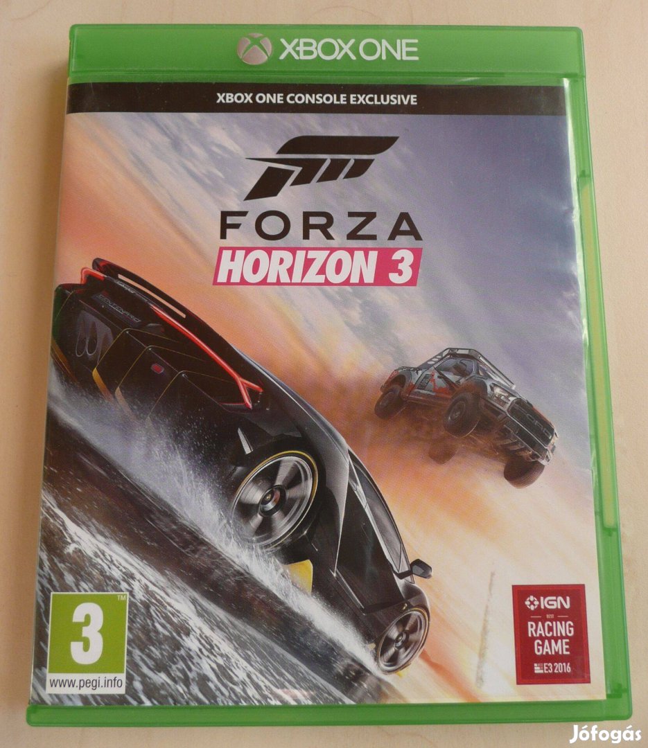 X Box ONE Forza Horizon 3 Játék