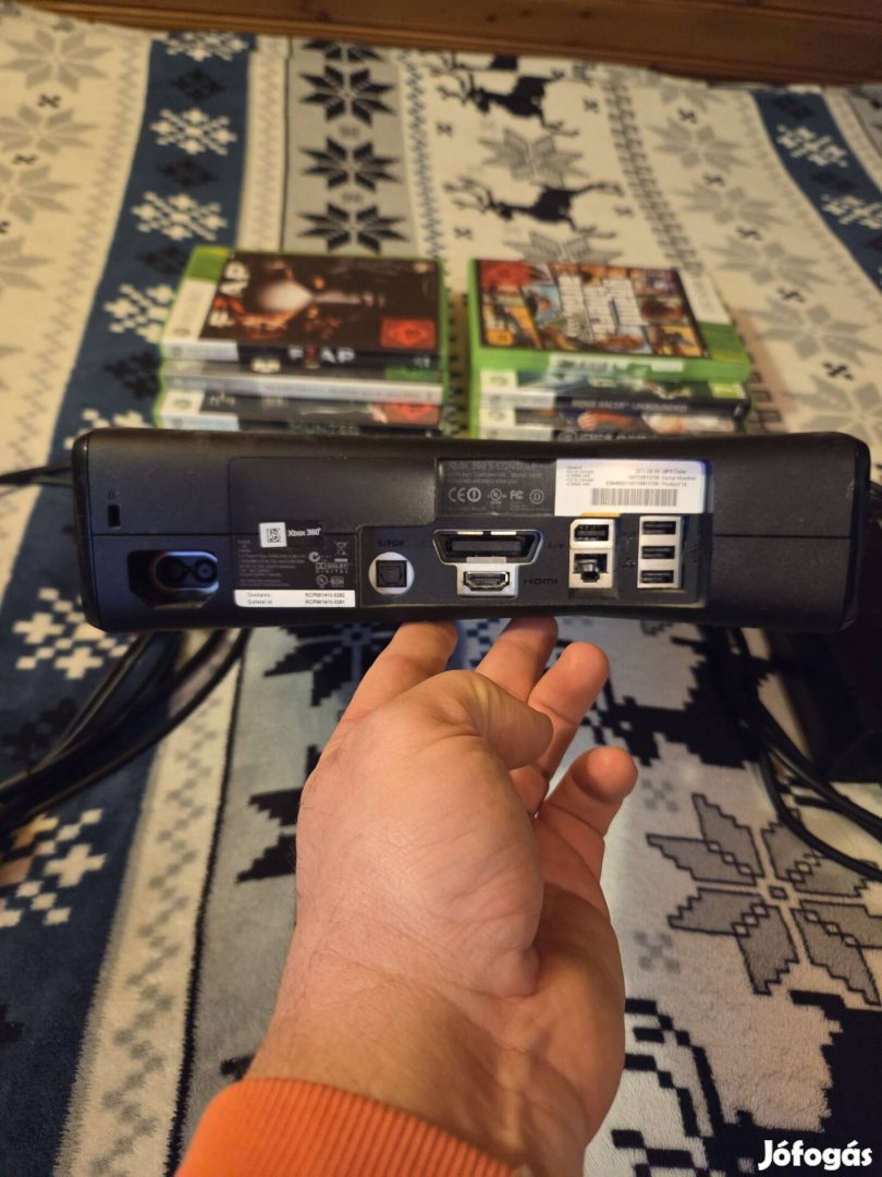 X-Box játékkonzol.