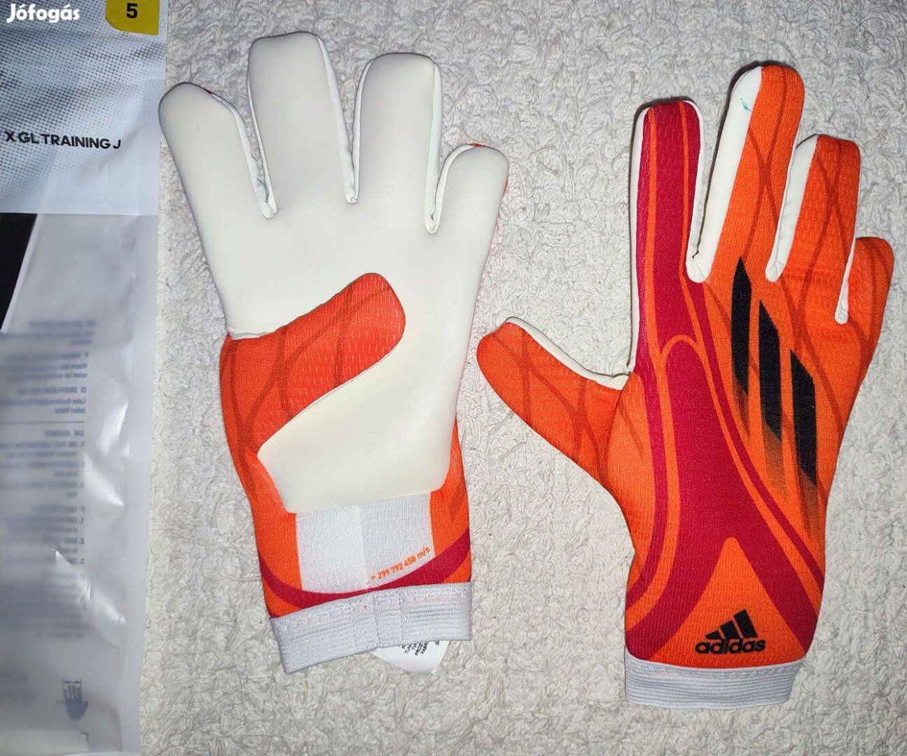 X GL Training adidas narancssárga gyerek kapuskesztyű (4)