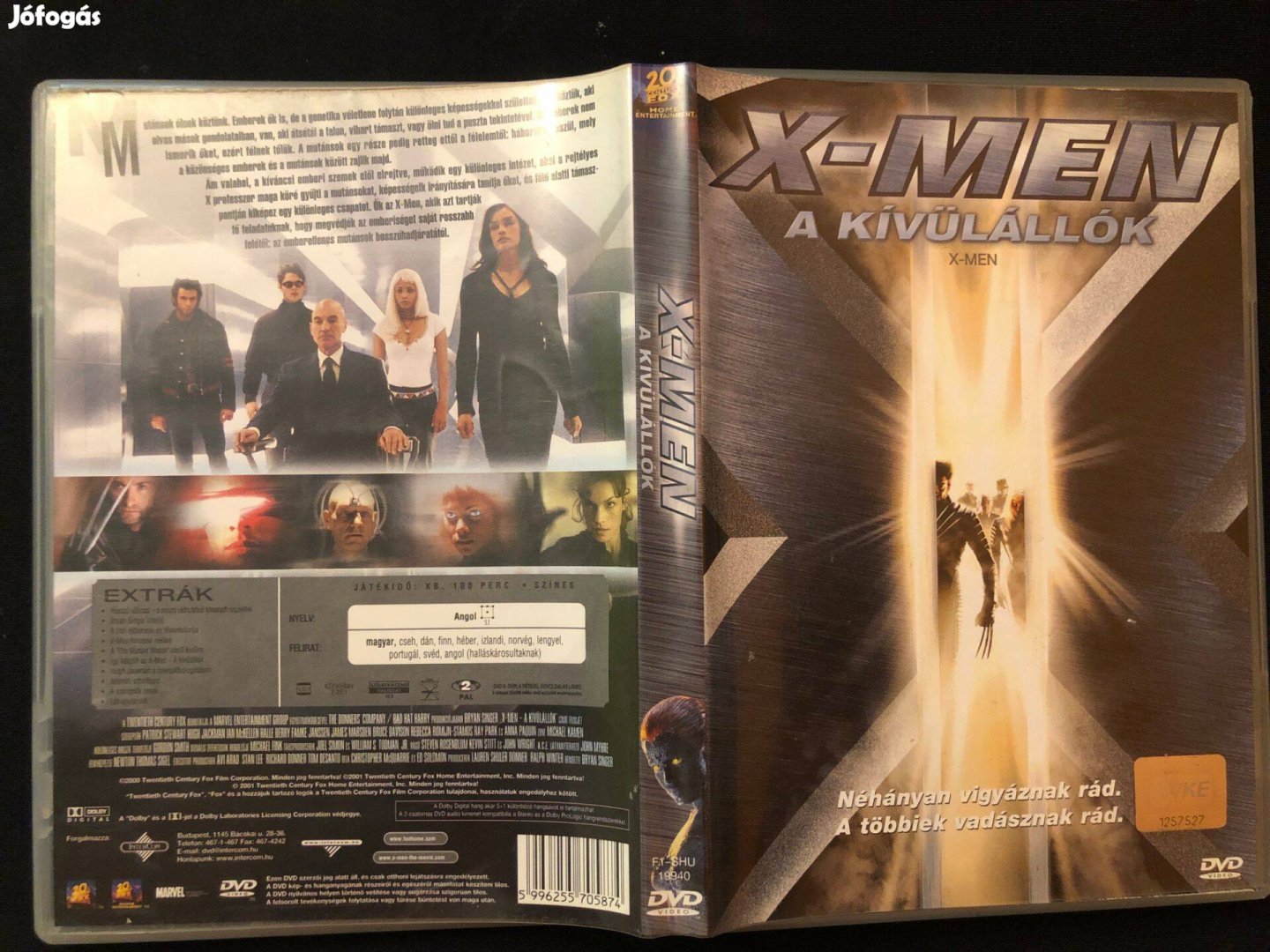 X-Men A kívülállók (karcmentes) DVD